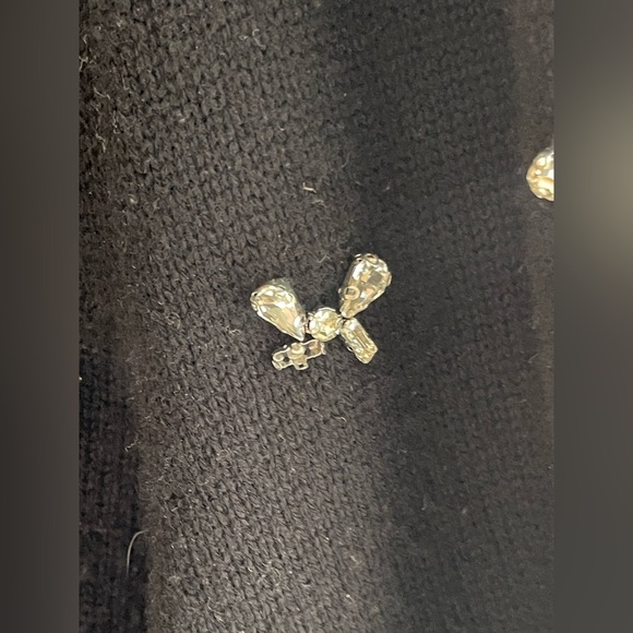 Cami NYC 100% Merino Wool Lulie Sweater With Crystal Bow Details - Picture 4 of 14